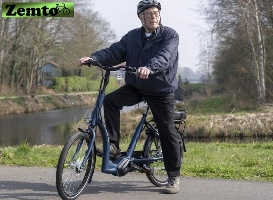 Preview: Elektro-Fahrrad Tiefeinstieg ERGO, Burgers, 51 cm, 24 Zoll grau